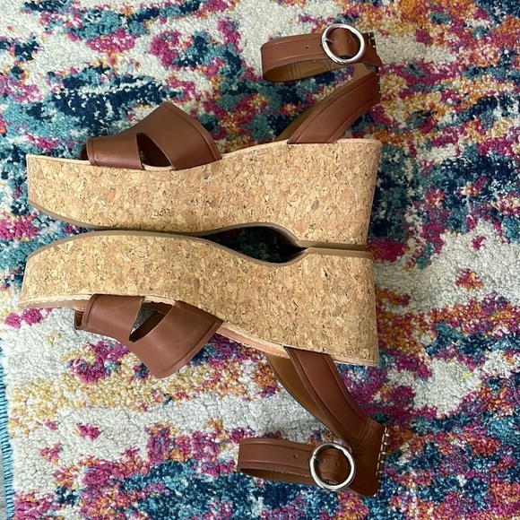 Dolce Vita Linda tan cork wedge sandals - Picture 7 of 7